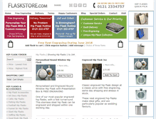 Tablet Screenshot of flaskstore.com